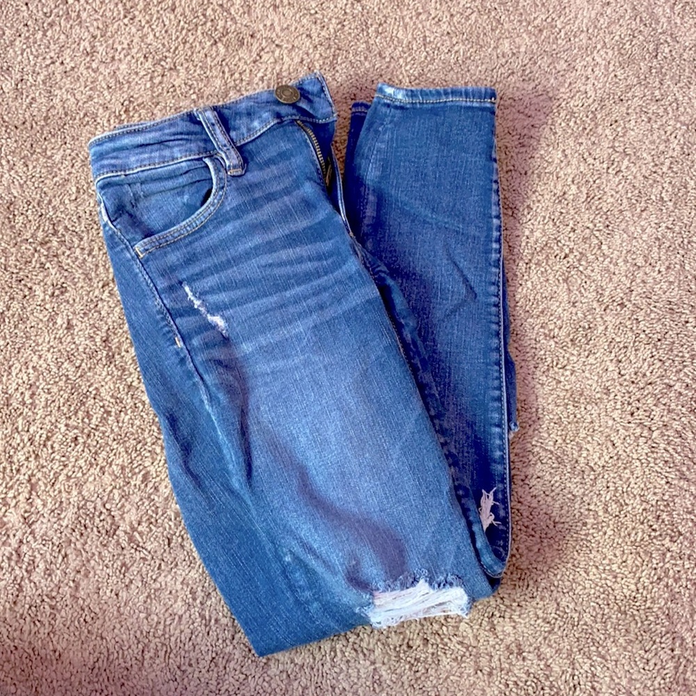 ★medium wash american eagle jeans★